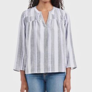 NWT Splendid Gray/Purple/White Striped Women's Top Size XXL